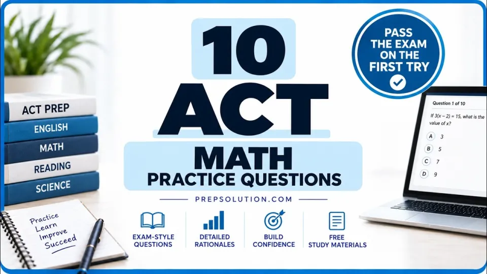 ACT Practice Questions for Math Success